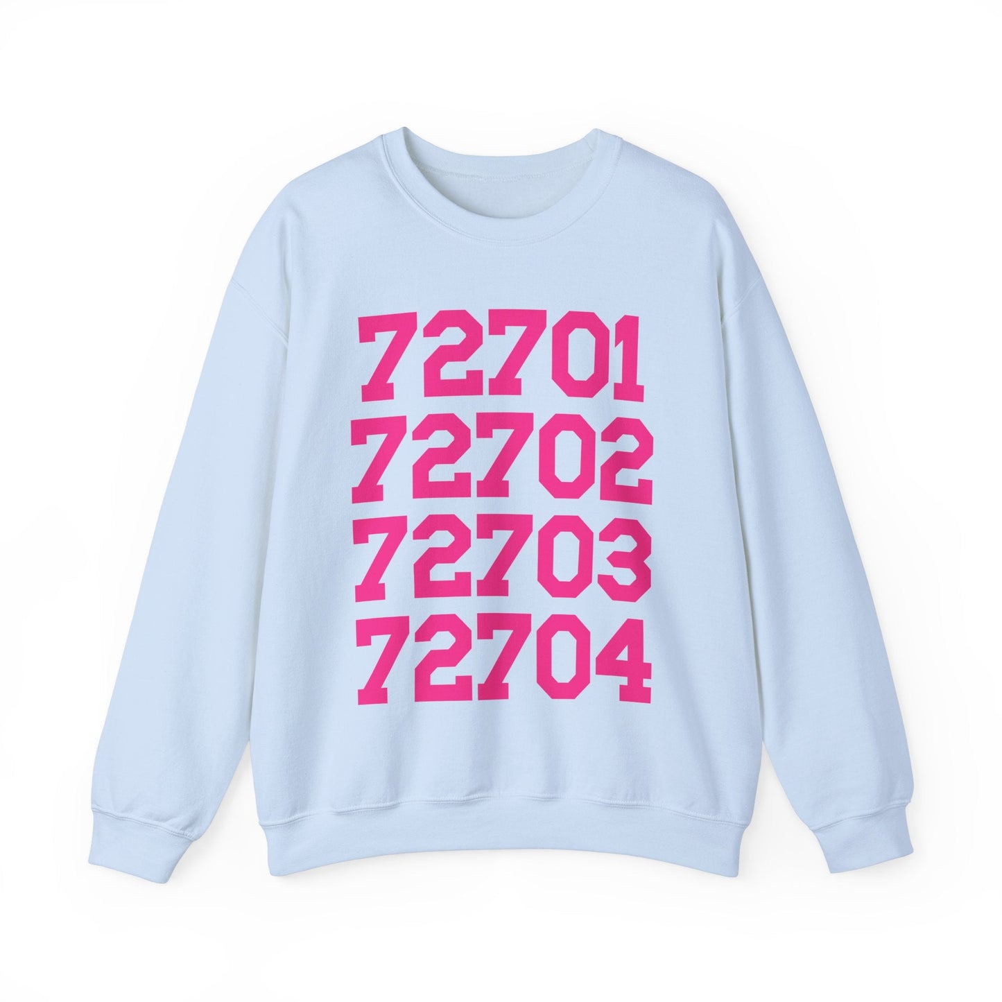 Fayetteville Arkansas Sweatshirt: 72701 to 72704