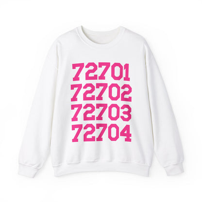 Fayetteville Arkansas Sweatshirt: 72701 to 72704