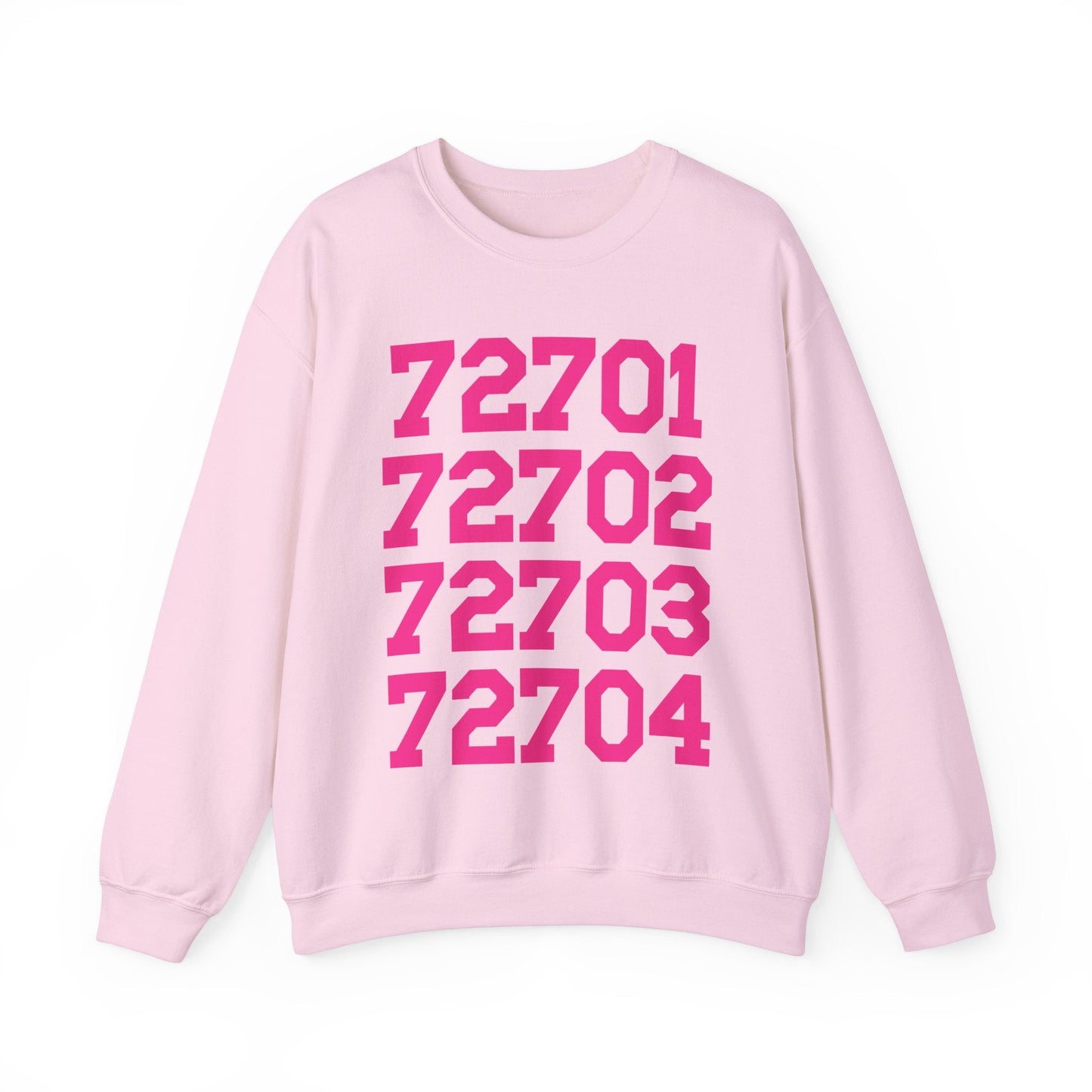 Fayetteville Arkansas Sweatshirt: 72701 to 72704