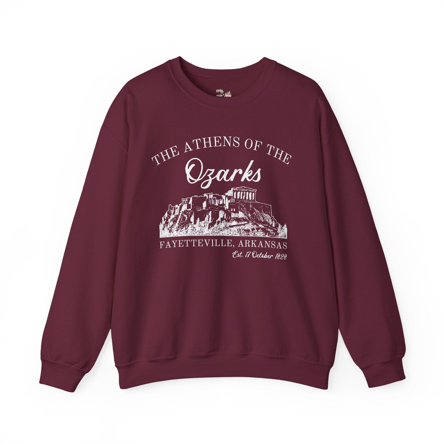 Fayetteville Arkansas Sweatshirt for Friend in Northwest Arkansas