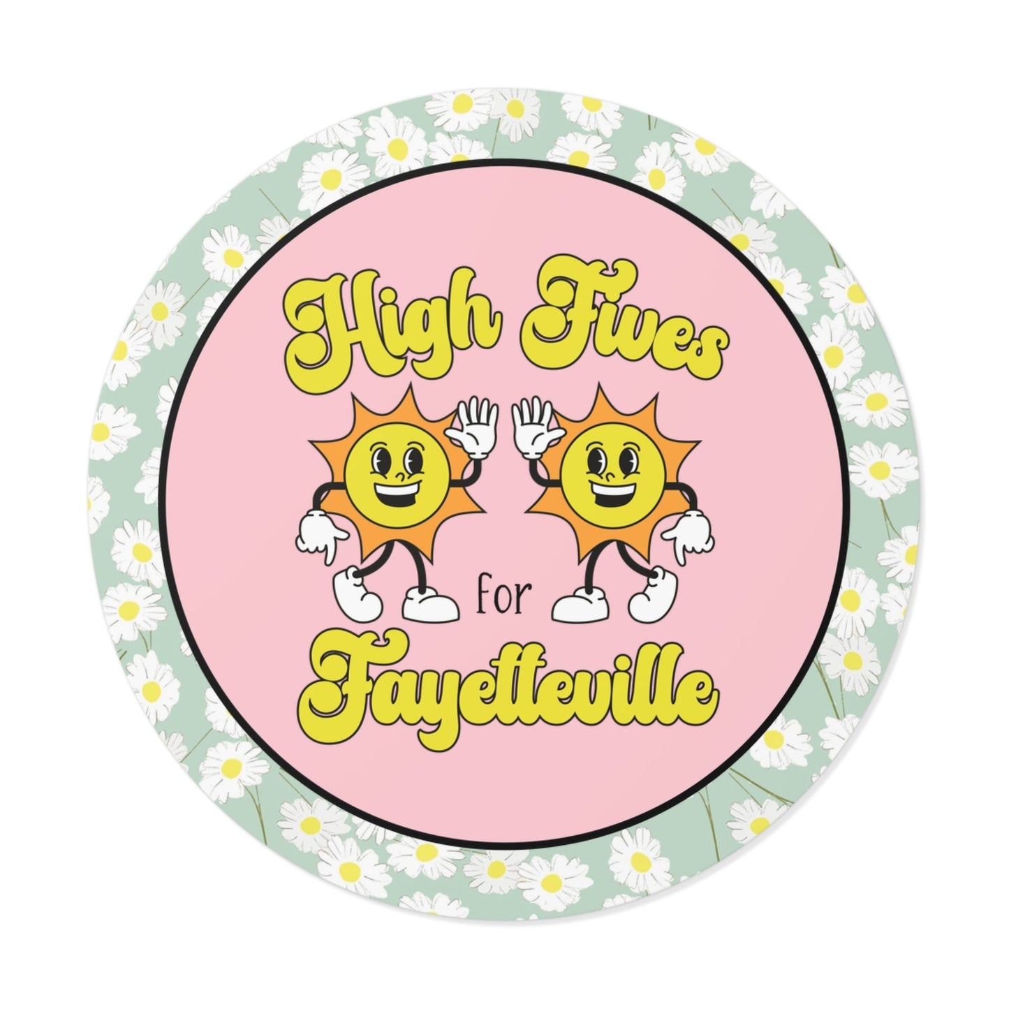 Fayetteville Sticker: High Fives!