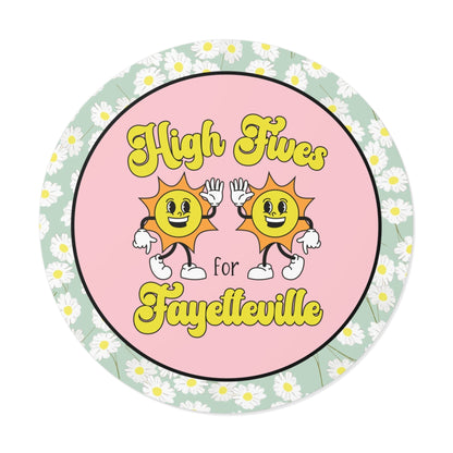Fayetteville Sticker: High Fives!