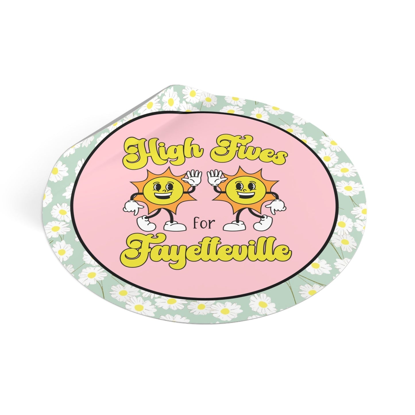 Fayetteville Sticker: High Fives!