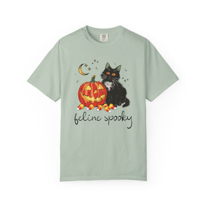 Feline Spooky Halloween Tee