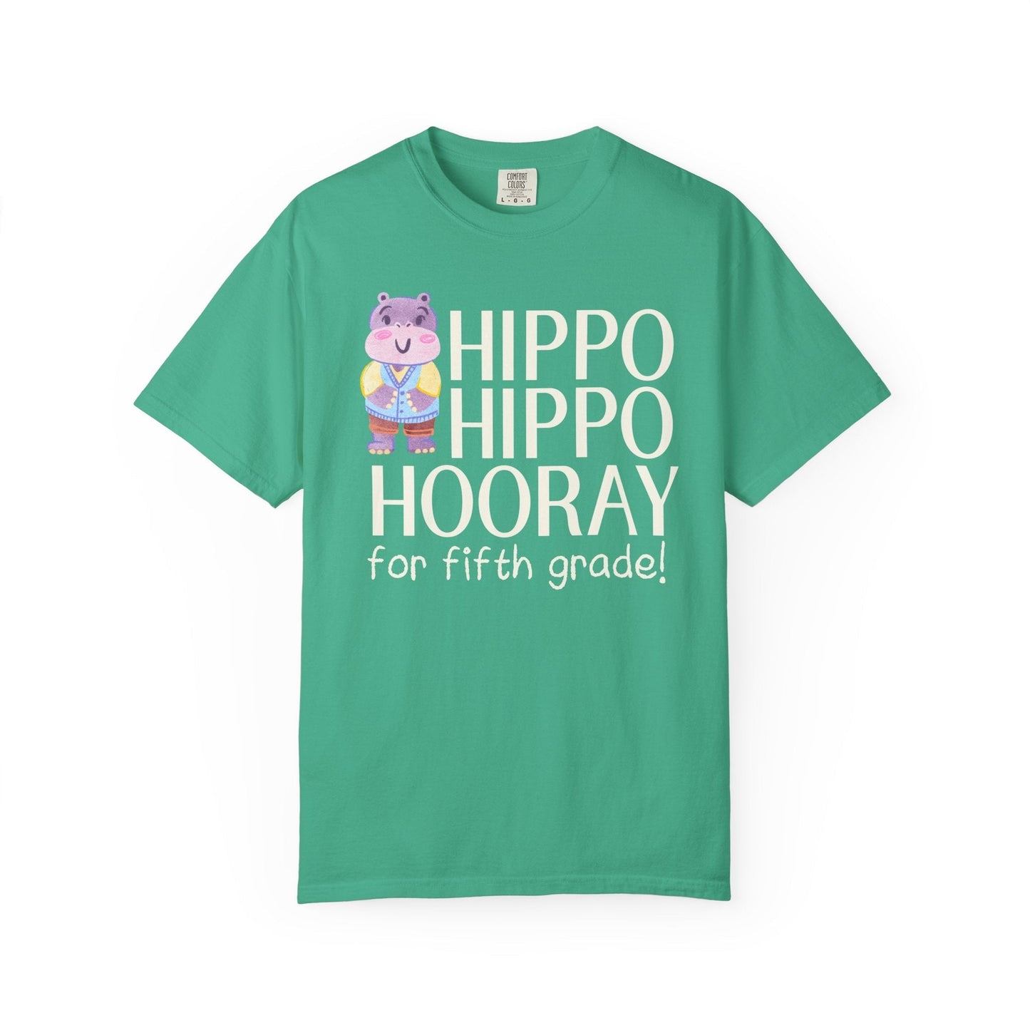 Fifth Grade Teacher Hippo Tee