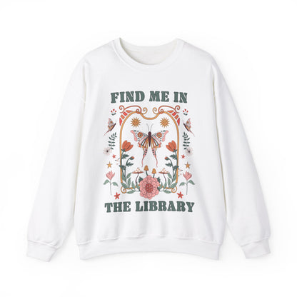 Find Me in the Library Sweatshirt