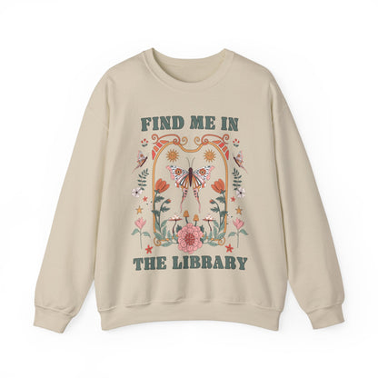 Find Me in the Library Sweatshirt