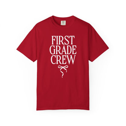 First Grade Crew Bow Tee