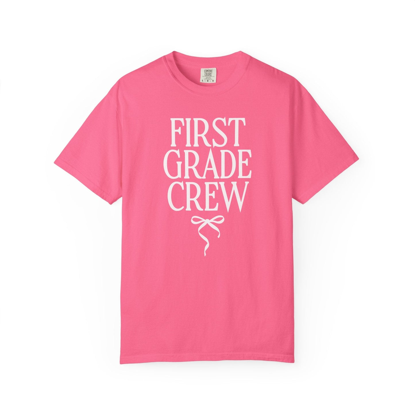 First Grade Crew Bow Tee