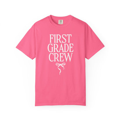 First Grade Crew Bow Tee