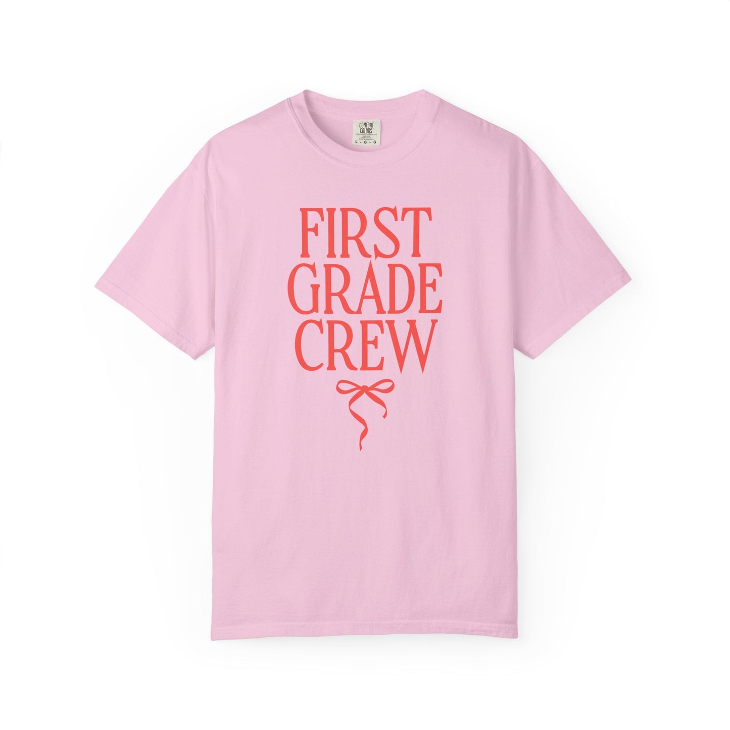 First Grade Crew Bow Tee
