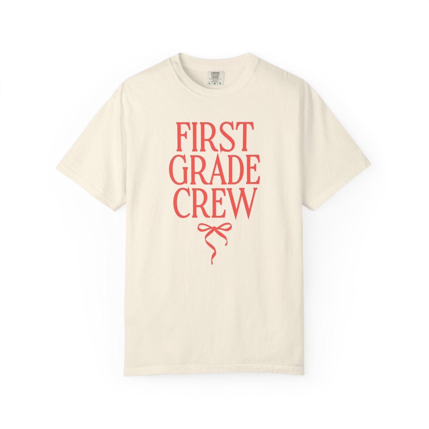 First Grade Crew Bow Tee