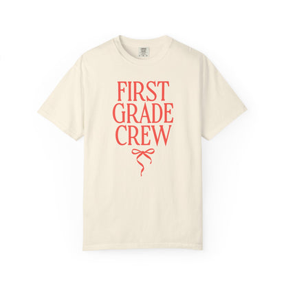 First Grade Crew Bow Tee