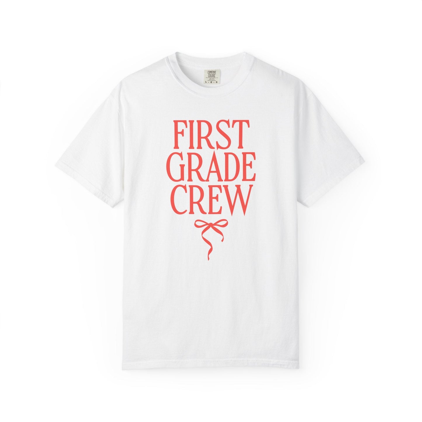 First Grade Crew Bow Tee