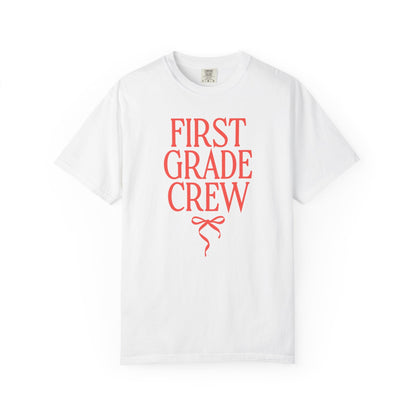 First Grade Crew Bow Tee