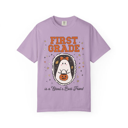 First Grade Halloween Teacher Tee