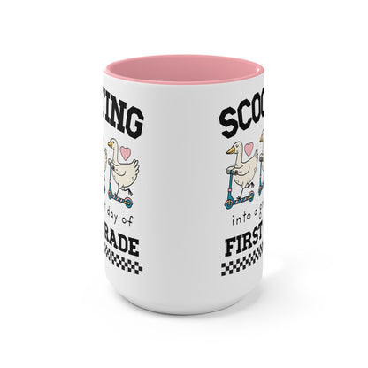 Scooting into First Grade Mug