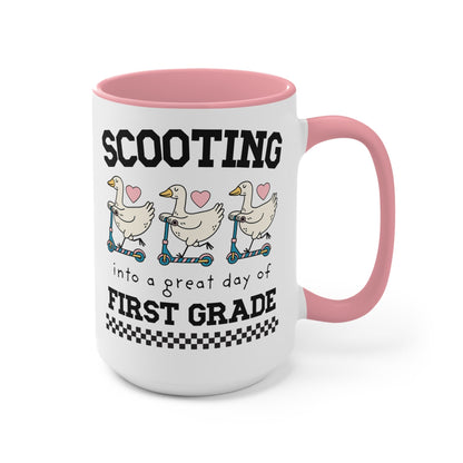 Scooting into First Grade Mug