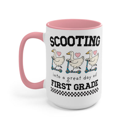Scooting into First Grade Mug