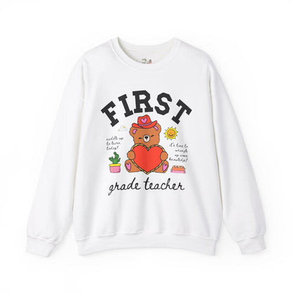 First Grade Teacher Sweatshirt