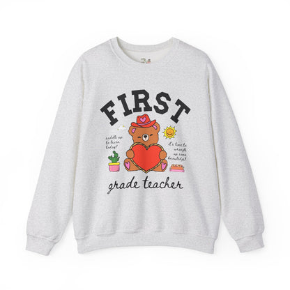 First Grade Teacher Sweatshirt