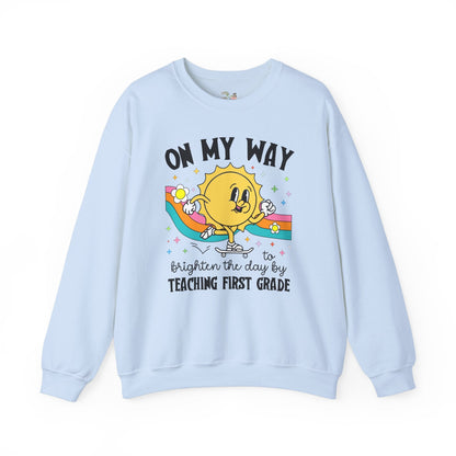 First Grade Teacher Sweatshirt