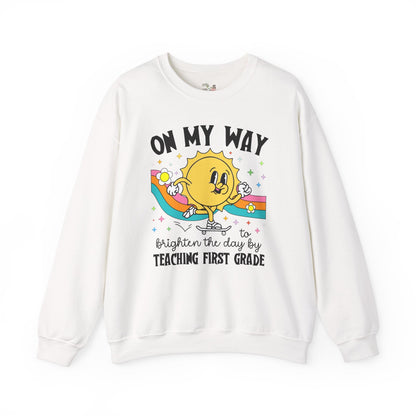 First Grade Teacher Sweatshirt