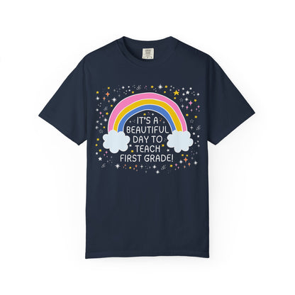 First Grade Teacher Tee Shirt