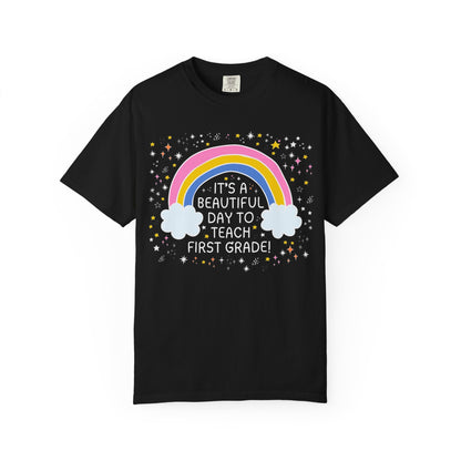 First Grade Teacher Tee Shirt