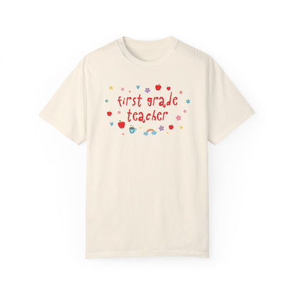 First Grade Teacher Tee Shirt