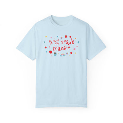 First Grade Teacher Tee Shirt