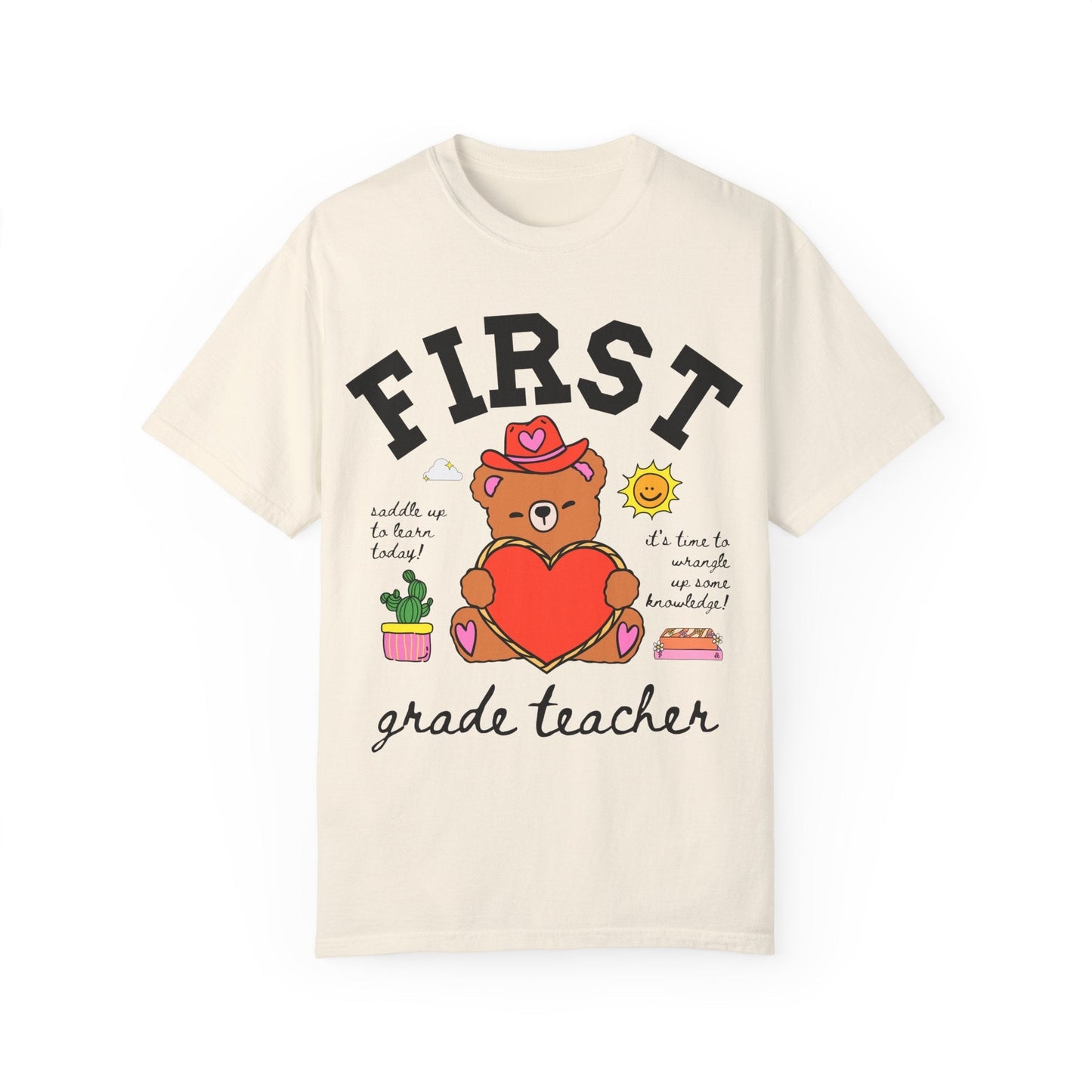 First Grade Teacher Bear Tee