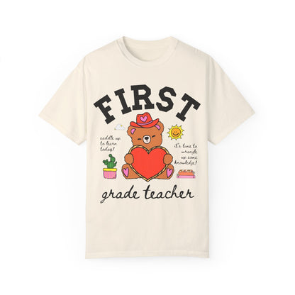 First Grade Teacher Bear Tee