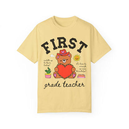 First Grade Teacher Bear Tee