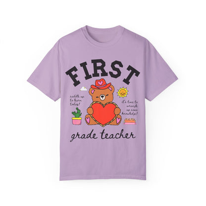 First Grade Teacher Bear Tee