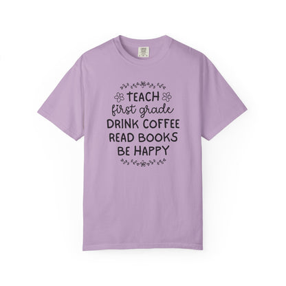 First Grade Book Lover Tee