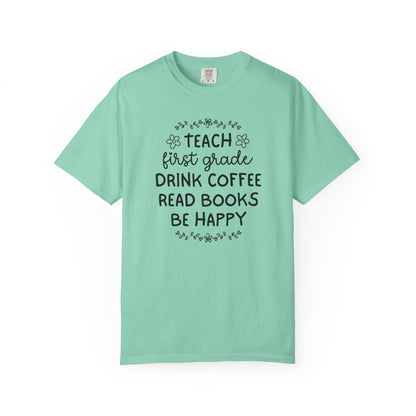 First Grade Book Lover Tee