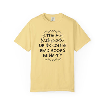 First Grade Book Lover Tee