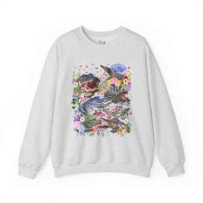 Floral Alligator Sweatshirt