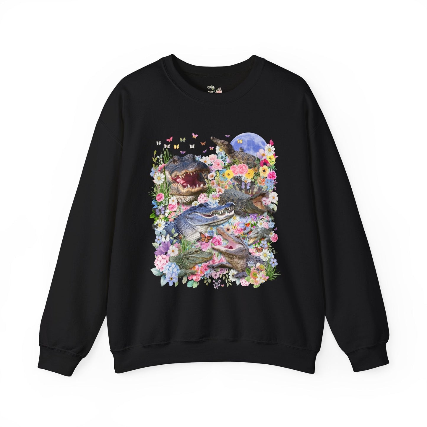 Floral Alligator Sweatshirt
