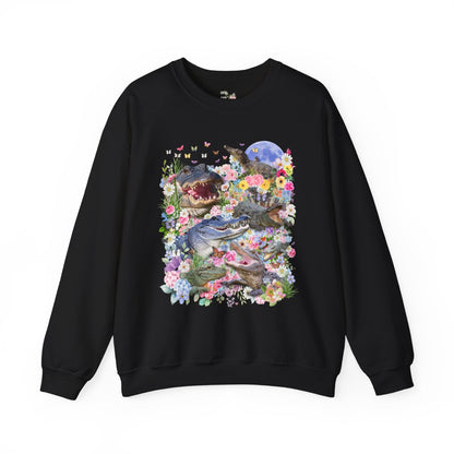 Floral Alligator Sweatshirt