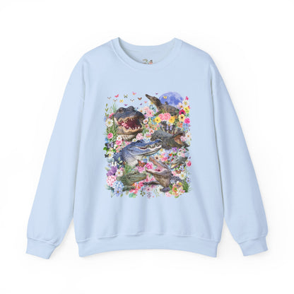 Floral Alligator Sweatshirt