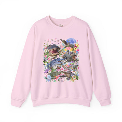 Floral Alligator Sweatshirt