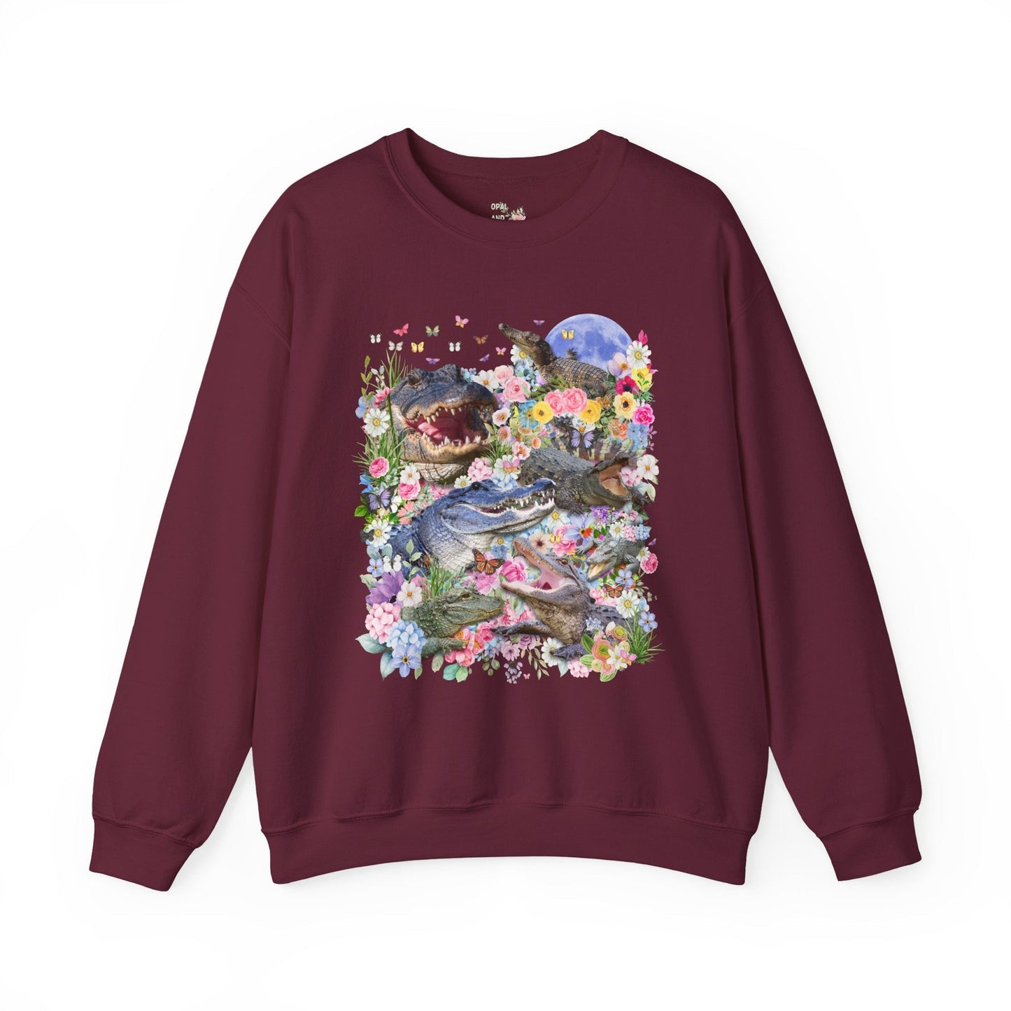 Floral Alligator Sweatshirt