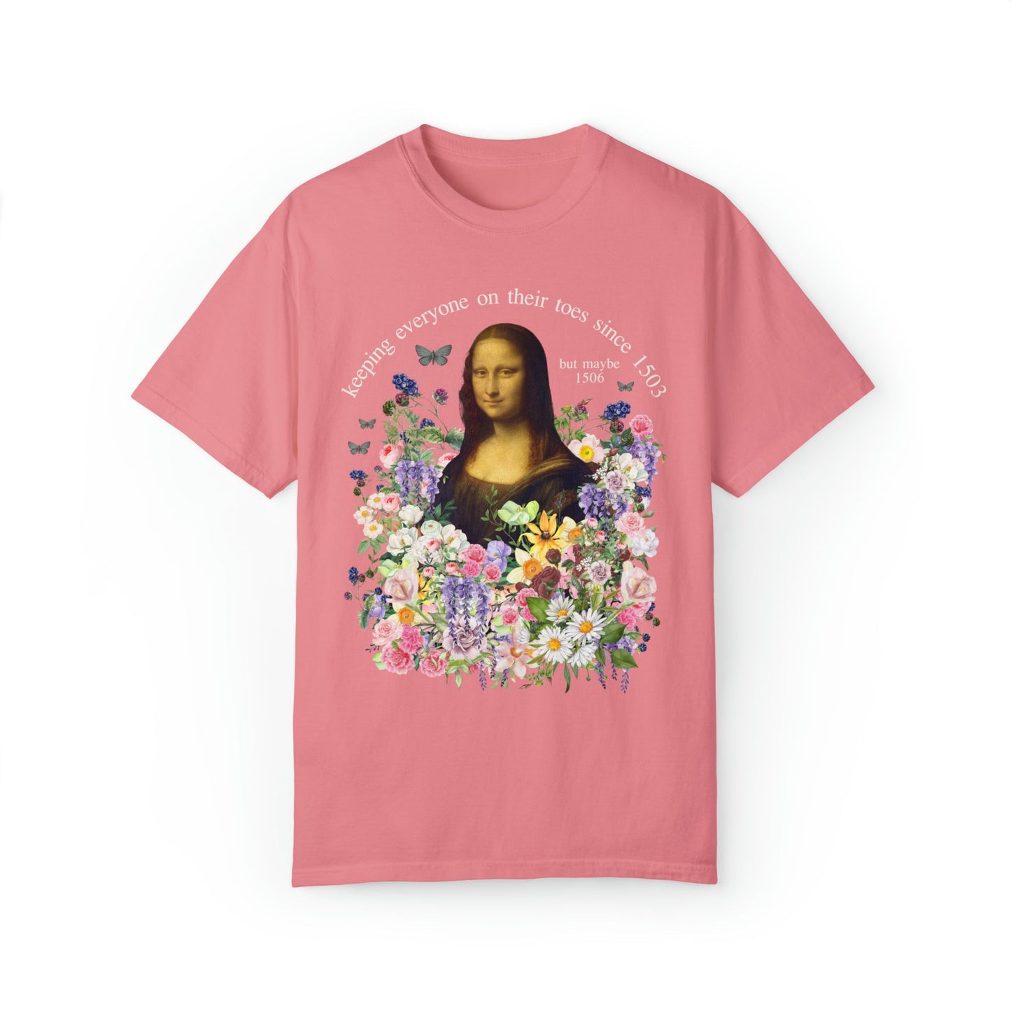 Floral Mona Lisa T-Shirt