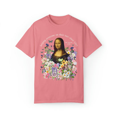 Floral Mona Lisa T-Shirt