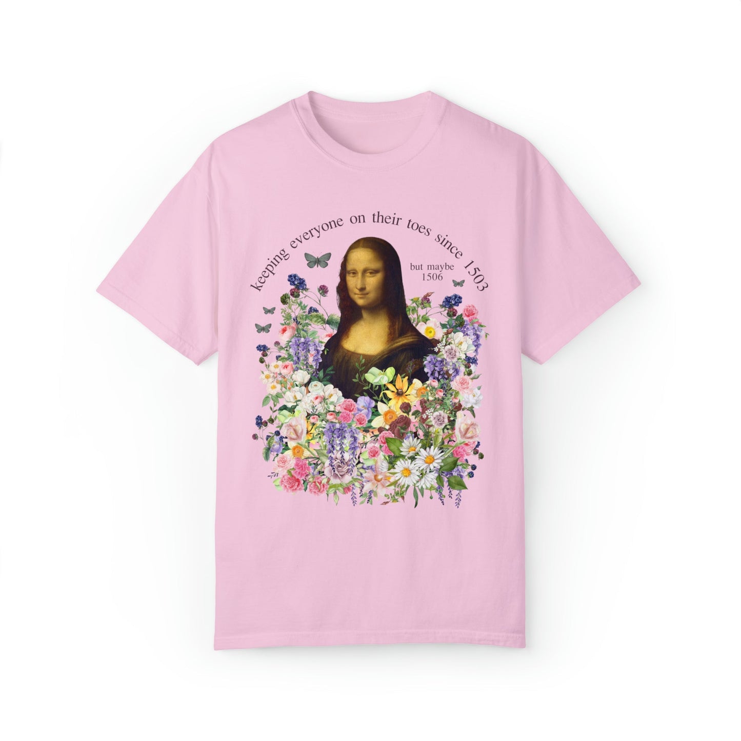 Floral Mona Lisa T-Shirt