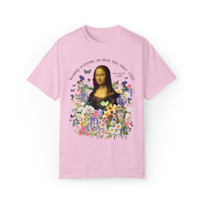 Floral Mona Lisa T-Shirt