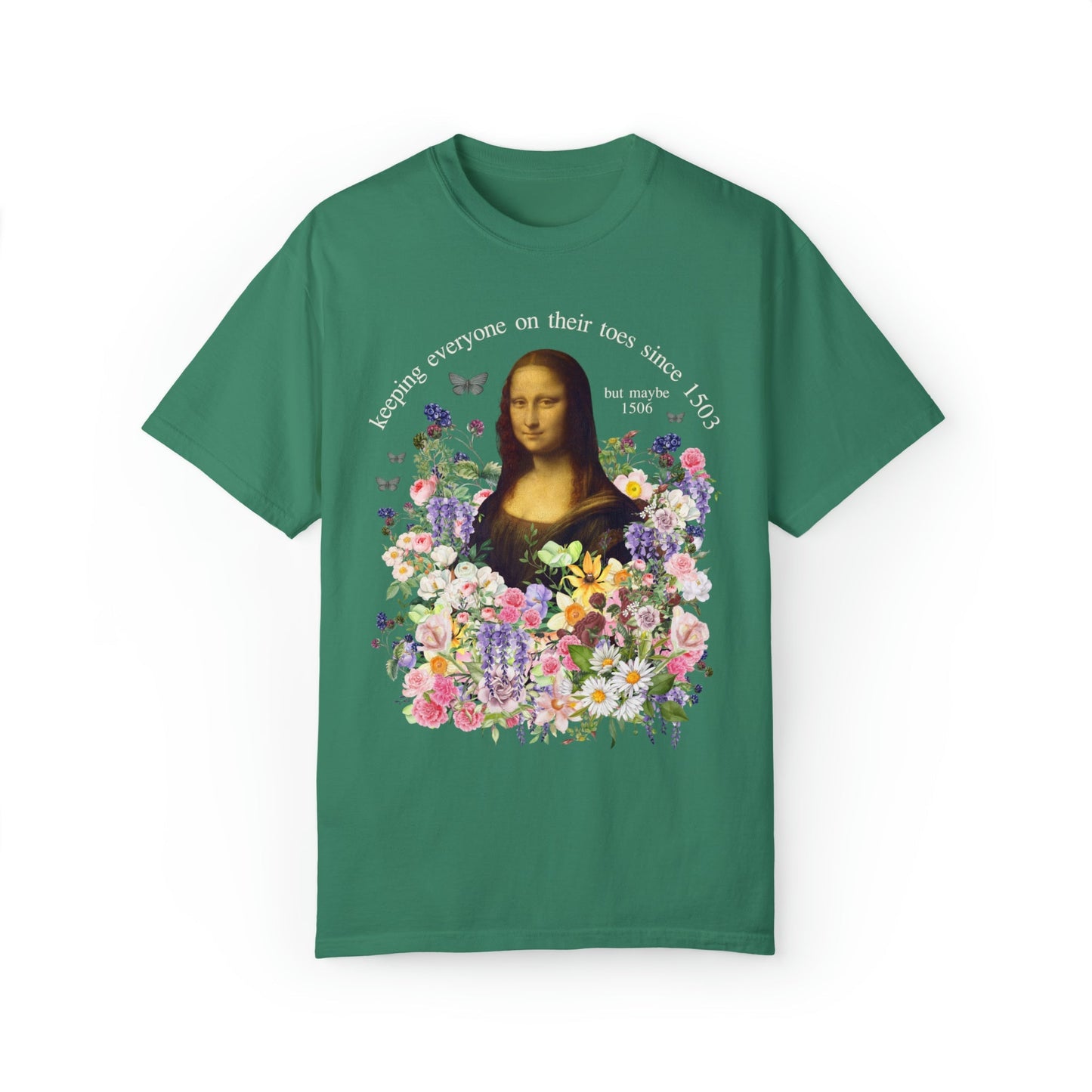 Floral Mona Lisa T-Shirt