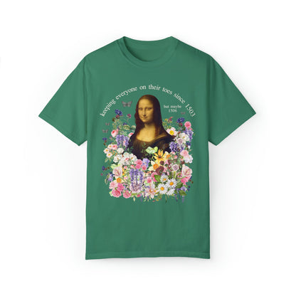 Floral Mona Lisa T-Shirt
